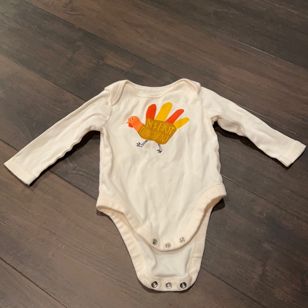 Old Navy Unisex Thanksgiving Bodysuit - Picture 3 of 4